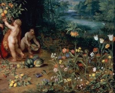 Allegory of Abundance (detail) by Jan the Elder Brueghel
